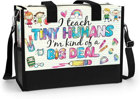 84hoods Large Waterproof Tote Bag with Pockets and Zipper for Travel, Work, Grocery. Gift for Women. Gift for Teacher. in Saudi Arabia