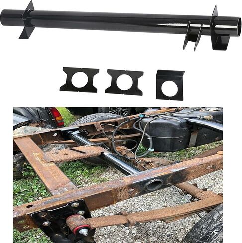 استبدال الأعضاء المتقاطعة لدعم خزان الوقود الخلفي لـ 1999-2006 Chevy Silverado & GMC Sierra 1500/2500/2500HD - فولاذ عالي التحمل، ملاءمة مباشرة، مقاوم للصدأ، سهل التركيب in Kuwait
