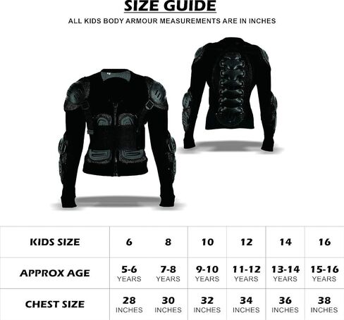 Child Motorbike Off-Road Protective Gear Motorcycle Kids Motocross Breathable Safety Body Armour in Kuwait
