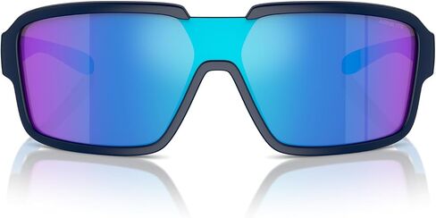 نظارات ARNETTE للرجال بإطار أبيض غير لامع/لامع، عدسات فضية عاكسة باللون الرمادي الفاتح، 0 مم in Kuwait