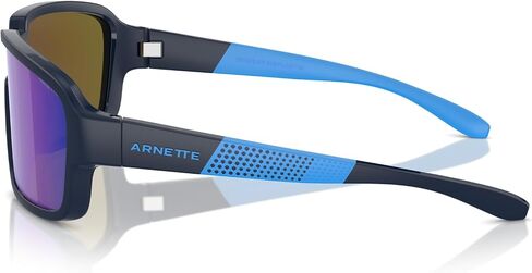 نظارات ARNETTE للرجال بإطار أبيض غير لامع/لامع، عدسات فضية عاكسة باللون الرمادي الفاتح، 0 مم in Kuwait