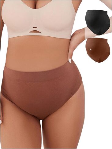 MakeMeChic Women's Maternity Panties 5 Pack Over Bump Belly Support Full Coverage Soft Pregnancy Underwear in Saudi Arabia