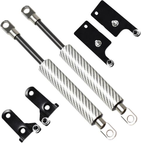 TSUBASA Rear Tailgate Assist Shock Strut Kit for Toyota Hilux Revo 2015-2025 GUN125 GUN126 Pickup Truck Back Door Slow Down Lift Support Dampers Gas Spring (Normal Black) in Saudi Arabia