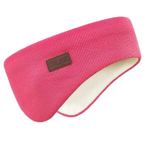 Ear Warmers Headband, Fleece Earmuffs Running Headband (Black, One Size)