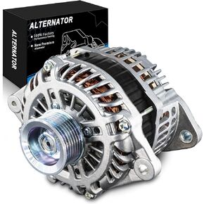 Upgraded Alternator 23100-1AA1A for:-Nissan Altima 2007-2010, Maxima 2009-2010, Murano 2009, V6 3.5L, 130Amp Replacement OE# 23100-1AA1B (ALL-NEW)