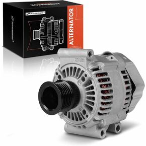 A-Premium Alternator Compatible with Mini Cooper 2002 2003 2004 2005 2006 2007 2008 1.6L Supercharged, 12V 105A 6-Groove Pulley Clockwise, Replace# 12317515030, YLE102340