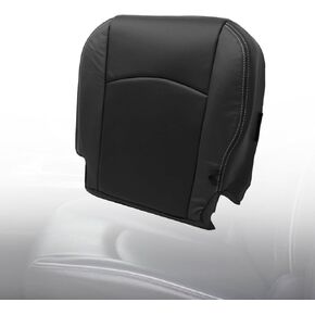 FZJDSD Black Leather Driver Side Bottom Replacement Seat Cover Compatible with Dodge Ram 1500 2500 3500 4500 5500 2009 2010 2011 2012