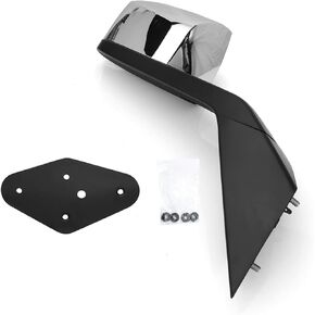SEPEY Hood Mirror for VOLVO VNL, Passenger/Right Side Chrome Hood Mirror Assembly for VOLVO VNL 2004-2017 (Right)