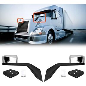 SEPEY Hood Mirror for VOLVO VNL, Passenger/Right Side Chrome Hood Mirror Assembly for VOLVO VNL 2004-2017 (Right)