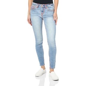 True Religion Women's Jennie Super T Midrise Flap Jean