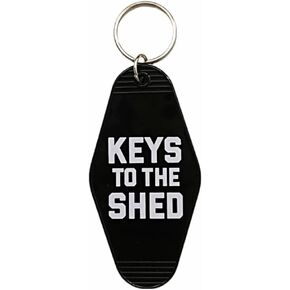 Shed Keychain Keys To The Shed Motel Keychain