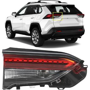 Right Inner Tail Light Fit for 2019 2020 2021 Toyota RAV4, Tail Lamp Assembly Replacement(Passenger Side