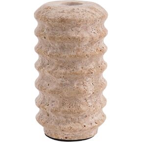 Candle Holder 5'' Inches Travertine Handmade Taper Candles Holder for Room Decor - Candlestick Holders, Candle Stand for Home Decor, Candle Stick Holder for Pillar Candles