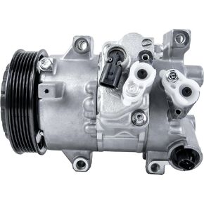 Air Conditioner AC Compressor with Clutch Compatible with Toyota Corolla 2011 2012 2013, Matrix 2013, 1.8L & 2.4L Engines, 8831002710, 8831002711, 178322