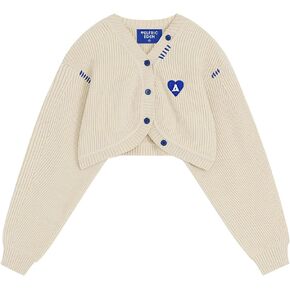 Aelfric Eden Women's Cardigan Sweaters V-Neck Button Down Long Sleeve Shrugs Knit Cropped Tops