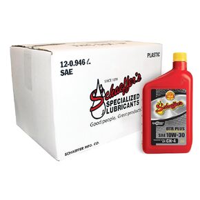 Schaeffer Manufacturing Co. 0711CK4-012 SynShield OTR Plus Diesel Engine Oil 10W-30, 1-Quart Bottle (Pack of 12)
