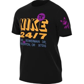 Nike Men's Dri-Fit UV Hyverse Graphic Short Sleeve Fitness Top