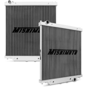 Mishimoto MMRAD-F2D-03 Aluminum Radiator Compatible With Ford 6.0 Powerstroke F250 F350 F450, Ford Excursion 2003-2007