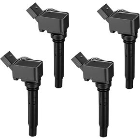 BDFHYK Ignition Coil Pack 06J905110G and Iridium Spark Plugs XP5325 Compatible with VW Replacement for UF716 UF752 GN10632 4469,Set of 4