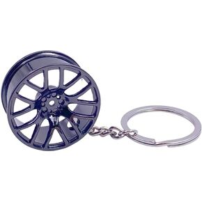 Auto Parts Metal Key Chain Set Spinning Turbo Keychain, Six Speed Manual Gearbox Keychain