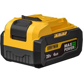 حزمة بطارية Alloyman 20V4.0AH لمجرفة الثلج اللاسلكية