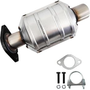 Rear Catalytic Converter Compatible with 2008-2012 Chevrolet Malibu 2.2L, 2008-2009 Saturn Aura, 2008-2010 Pontiac G6 2.4L/3.5L/3.6L Catalytic Convertor High Performance (EPA Compliant)