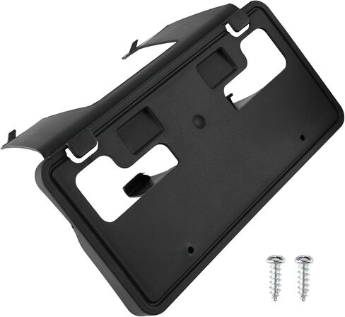 PC3Z-17A385-AA Front Bumper License Plate Frame Bracket Compatible with Ford F250 Super Duty F350 Super Duty F450 Super Duty 2023-2024 License Frame Holder Mounting Kit Black in Saudi Arabia