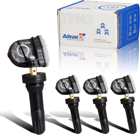 4 قطع مستشعر نظام مراقبة ضغط الإطارات، 315 ميجا هرتز TPMS متوافق مع Ford F-150/Flex/Fusion/GT، Lincoln Continental/MKX/Mark LT يستبدل OE F2GZ-1A189-A in Kuwait