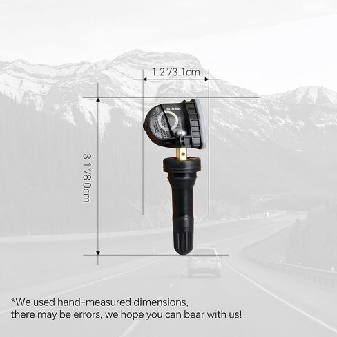 4 قطع مستشعر نظام مراقبة ضغط الإطارات، 315 ميجا هرتز TPMS متوافق مع Ford F-150/Flex/Fusion/GT، Lincoln Continental/MKX/Mark LT يستبدل OE F2GZ-1A189-A in Kuwait