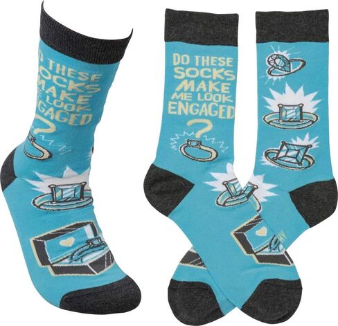 Do These Socks Make Me Look Engaged Adult Unisex Primitives by Kathy in Saudi Arabia