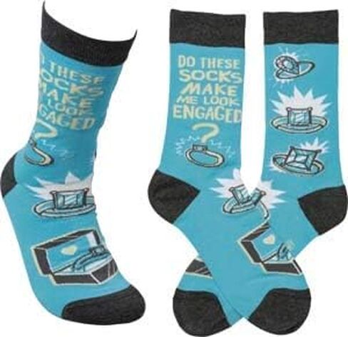 Do These Socks Make Me Look Engaged Adult Unisex Primitives by Kathy in Saudi Arabia