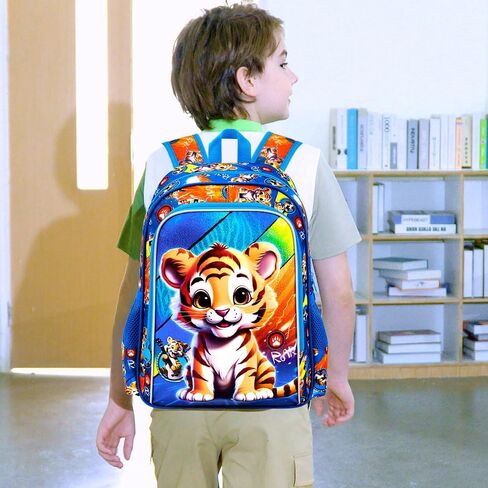 16" Dinosaur Backpack for Boy, 3Pcs Kids School Bookbag for Elementary Preschool Kindergarten, School Backpacks with Lunch Box(Green) in Kuwait