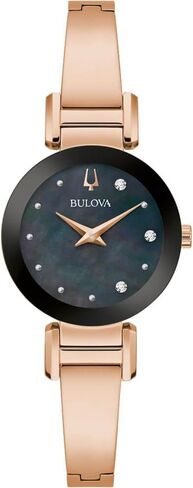 Bulova Marc Anthony Ladies Modern Diamond Stainless Steel Bangle Bracelet Watch in Saudi Arabia