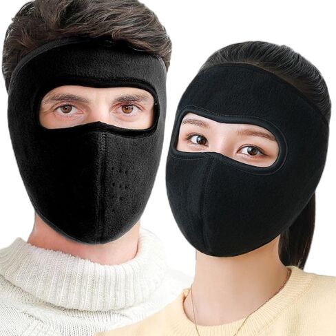 قناع تزلج من الصوف الشتوي للنساء، قناع وجه بالاكلافا للرجال يغطي الوجه بالكامل، قناع دافئ، قناع مقاوم للرياح في الشتاء in Kuwait