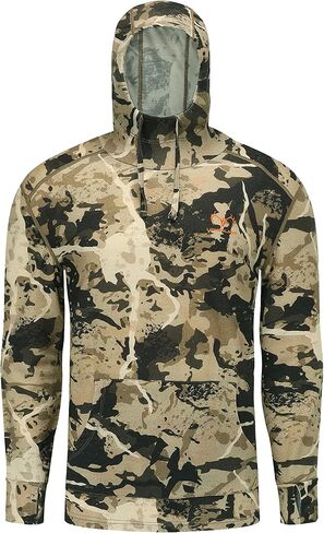 Men's Merino Wool Hunting Hoodie Base Layer Sweatshirt in Kuwait