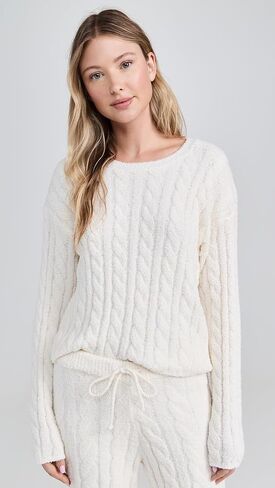 Z SUPPLY Women's Carol Cable Long Sleeve Top in Saudi Arabia