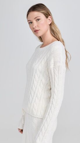Z SUPPLY Women's Carol Cable Long Sleeve Top in Saudi Arabia