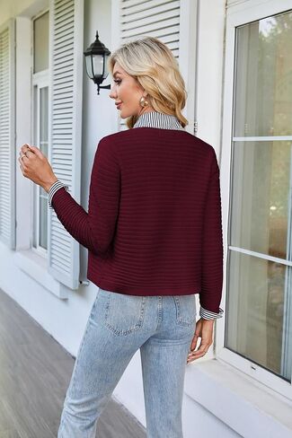 GRACE KARIN Women's Knit Cardigan Sweaters Long Sleeve Open Front Button Down Trendy Jackets Lightweight Fall Outfits in Saudi Arabia