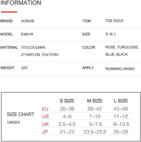 AONIJIE 3 Pairs Toe Socks for Men and Women, Breathable Low Cut No Show Socks for Running Cycling in Saudi Arabia
