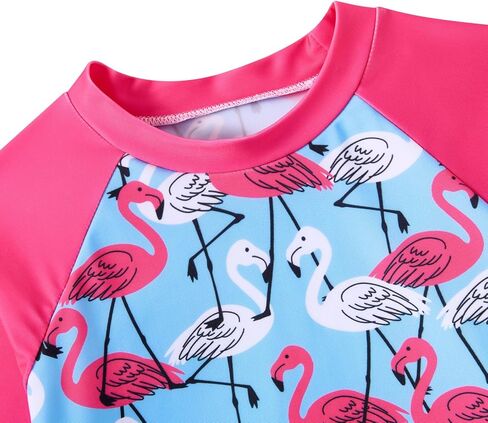 BFUSTYLE Girls Swimsuit 3 Pieces Rash Guard Kids Long Sleeves Bathing Suit 3-8 Years Sun Proction Swimwear Tankini in Kuwait