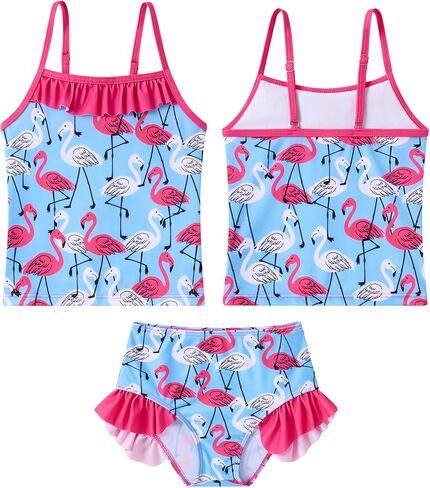 BFUSTYLE Girls Swimsuit 3 Pieces Rash Guard Kids Long Sleeves Bathing Suit 3-8 Years Sun Proction Swimwear Tankini in Kuwait