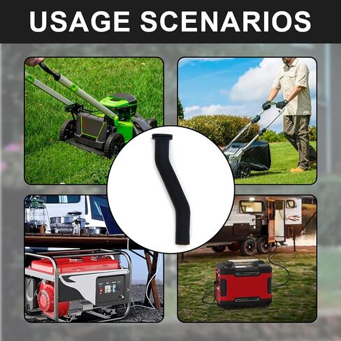 596163 خرطوم تفريغ مضخة الوقود متوافق مع John Deere D125 D130 D140 D160 D170، خط المطاط الفراغي يستبدل 593998 797408 محركات عمودية لجرار العشب in Kuwait