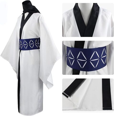 Han shan Ryomen Sukuna Uniform Ryomen Sukuna Cosplay Costume Full Set Suits School Uniform Sportswear with Wig&Keychain in Kuwait