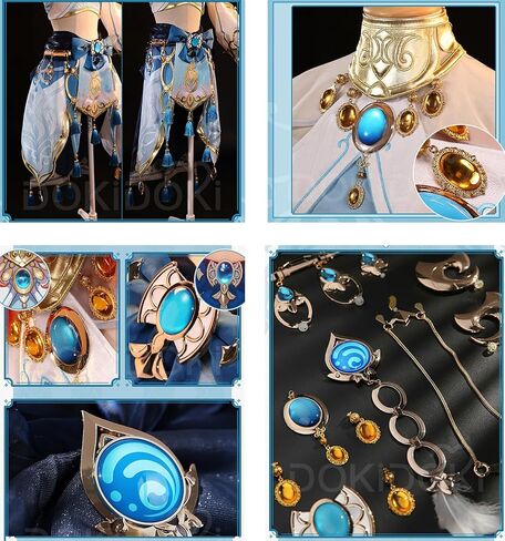 كيرا كيرا لعبة جينشين إمباكت نيلو أزياء تنكرية نيلو أزياء تنكرية دوكي SR جينشين أزياء الهالوين التأثيرية in Kuwait