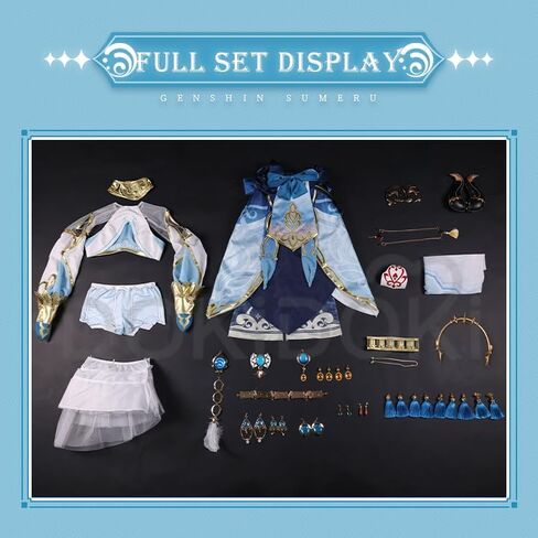 كيرا كيرا لعبة جينشين إمباكت نيلو أزياء تنكرية نيلو أزياء تنكرية دوكي SR جينشين أزياء الهالوين التأثيرية in Kuwait