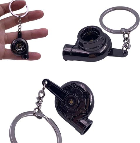Auto Parts Metal Key Chain Set Spinning Turbo Keychain, Six Speed Manual Gearbox Keychain in Kuwait