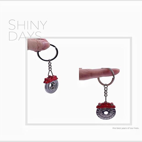 Auto Parts Metal Key Chain Set Spinning Turbo Keychain, Six Speed Manual Gearbox Keychain in Kuwait