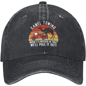 Camel Towing Hat Camel Towing Whens It's Wedged in Tight We'll Pull It Out! Hat Women Baseball Hats Graphic Hats