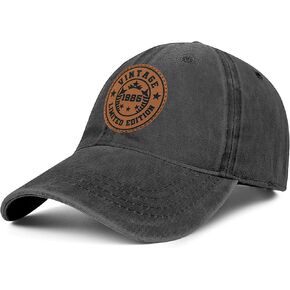 Vintage 1985 40th Birthday Gifts for Men Women Funny Adjustable Washed Leather Patch Baseball Cap Gift Ideas