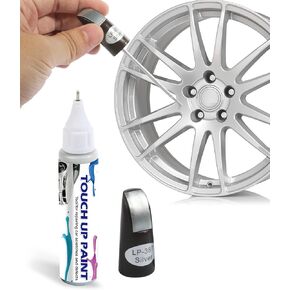 قلم تعبئة الطلاء من YAKEFLY، قلم إصلاح الخدوش لعجلة السيارة اثنين في واحد، قلم إصلاح الخدوش لعجلة السيارة، قلم طلاء حافة السيارة لإزالة الخدوش من عجلة السيارة، سريع وسهل، طلاء لعجلة السيارات (فضي) in Kuwait